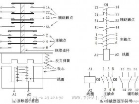 交流接触器的电气图形和文字符号