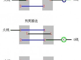 双控开关几种接法