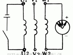 用万用表判别三相异步电动机定子绕组首尾端的方法