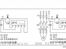 JD-6相序保护器接线图
