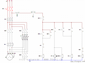 自耦变压器降压启动原理图