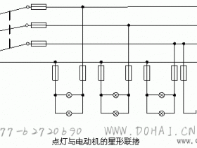 负载星形联接的三相电路