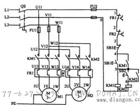 三相异步电动机顺序控制与多地控制线路