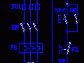 交流接触器直接启动控制电路