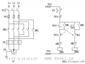 电动机正反转停控制电路图原理