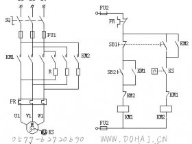 单向反接制动控制线路