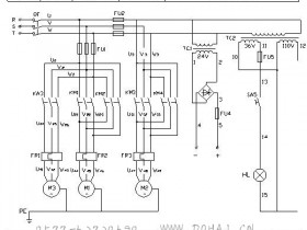XA6132铣床电气控制原理分析