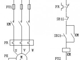 电动机全压起动连续控制原理