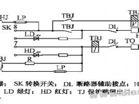 断路器防跳回路接线原理