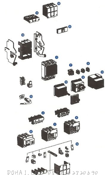 CXM2系列断路器的内外部附件