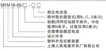 DHM18-63系列高分断小型断路器的型号及含义