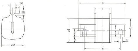 RT16(NT)系列低压高分断能力熔断器的熔体示意