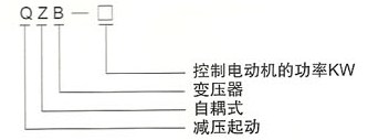 QZB系列自耦变压器的型号及含义