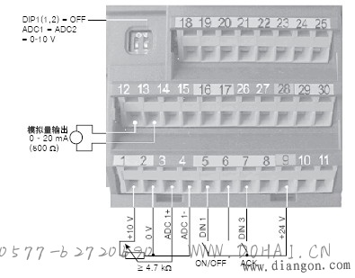 西门子MM430变频器接线图