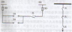 (图1)单母线馈线隔离开关闭锁接线
