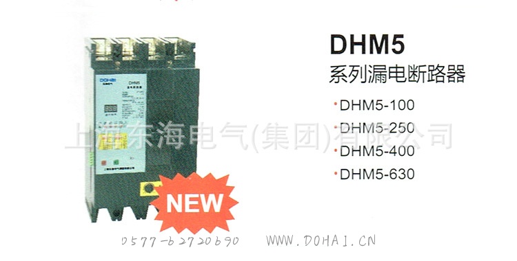 DHM5系列漏电断路器