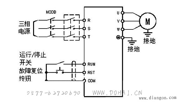 变频器接线图