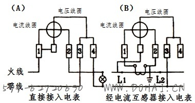 单相电表接线图