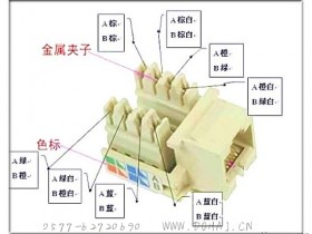 网线插座接法图解_家庭网线插座接法