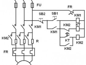 定子串接电阻(电抗)降压启动控制