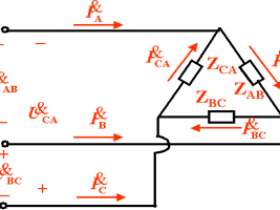 负载三角形联结的三相电路