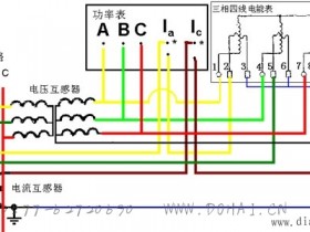 10KV线路电压互感器和电流互感器的接线图